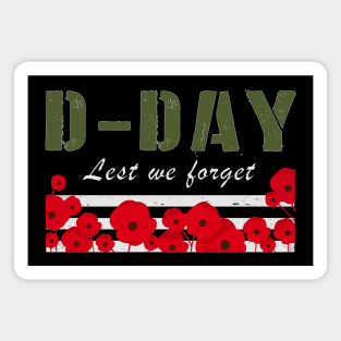 WW2 D Day Lest We Forget Magnet